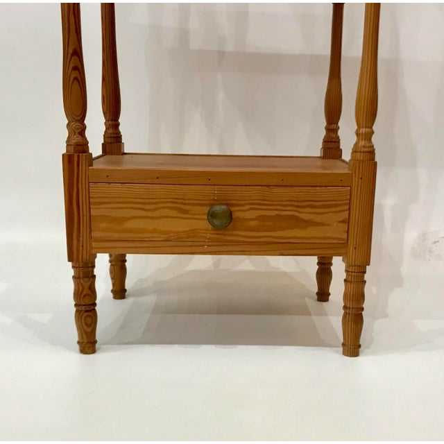 Wood American Classical Pine Shelf Etagere For Sale - Image 7 of 11