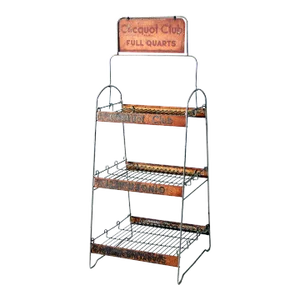 Vintage Cliquot Club Display Rack