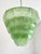Mid-Century Modern Contemporary Modern Green “Petals” Murano Glass Chandelier by Simoeng For Sale - Image 3 of 5