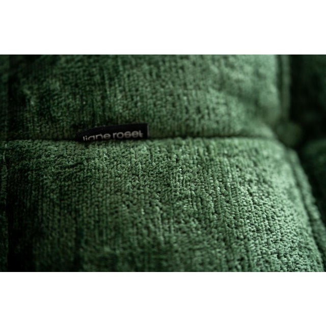 Togo Lounge Chair in Pistachio Boulcet Fabric by Michel Ducaroy for Ligne Roset, 1973, Set of 2 For Sale - Image 18 of 18