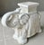 Circa 1970 Fabulous Linen-Hued Earthenware Elephant Garden Stool / Plant Stand For Sale - Image 13 of 18