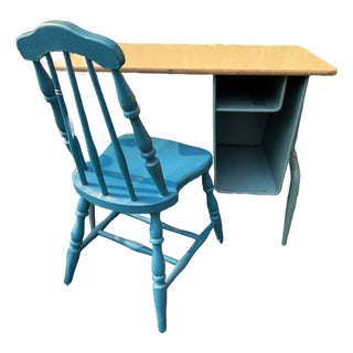 MCM Classic Metal School Desk For Sale