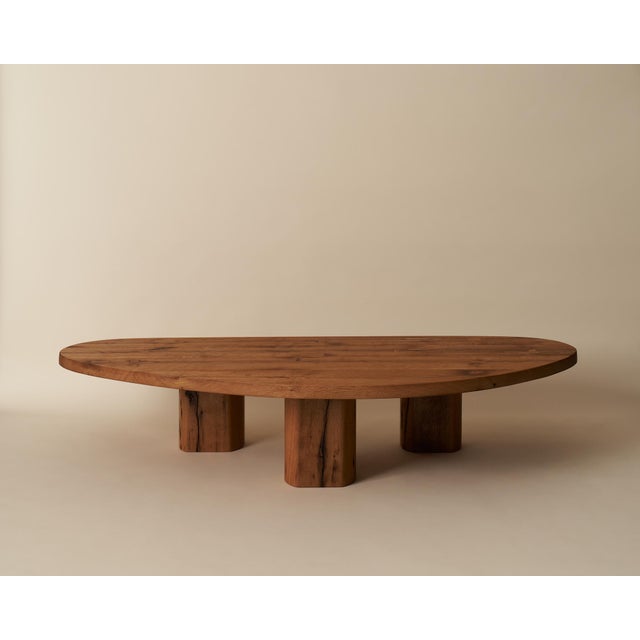 Brown Brian Welch Ancient Oak Low Table For Sale - Image 8 of 9