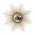 Beautiful and impressive vintage sunburst mirror, iconic sunburst mirror by top brand Chaty Vallauris, mirror made of...