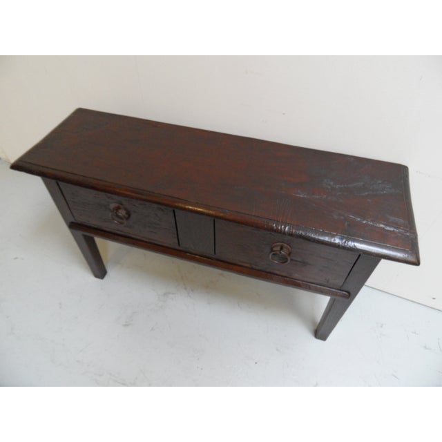 Antique Oak Spanish Sidetable For Sale - Image 3 of 14