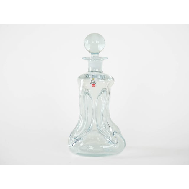 1970s Vintage Danish Glass Carafe from Holmegaard, 1970s For Sale - Image 5 of 9