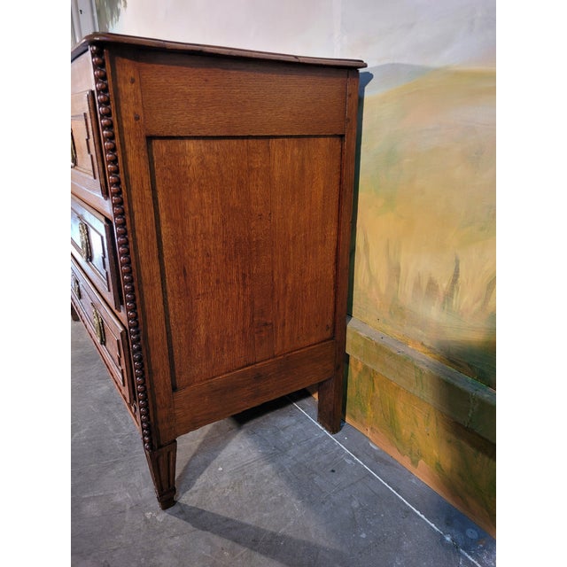 Louis XVI Oak Chest of Drawers For Sale - Image 5 of 13