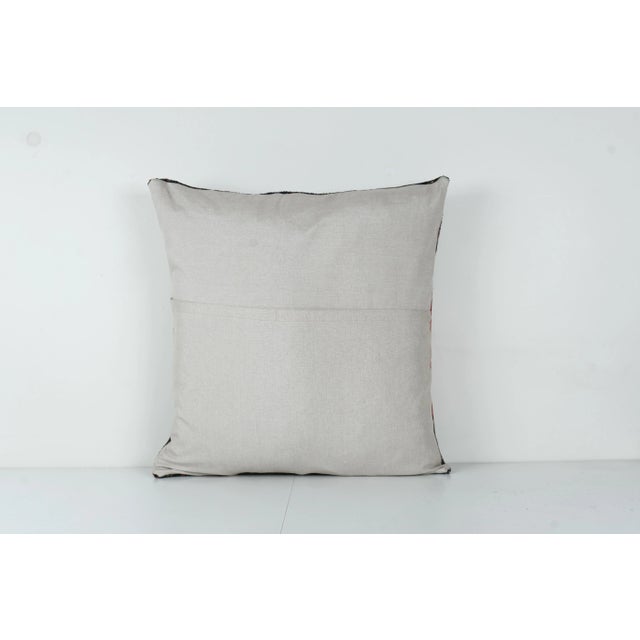 Muted Carpet Rug Pillow Cover For Sale - Image 4 of 4