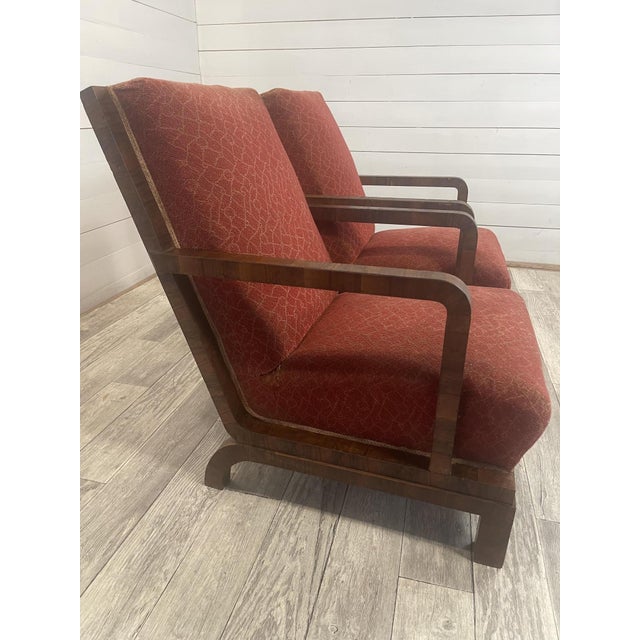 Vintage Art Deco Armchair, 1920s, Set of 2 For Sale - Image 8 of 11