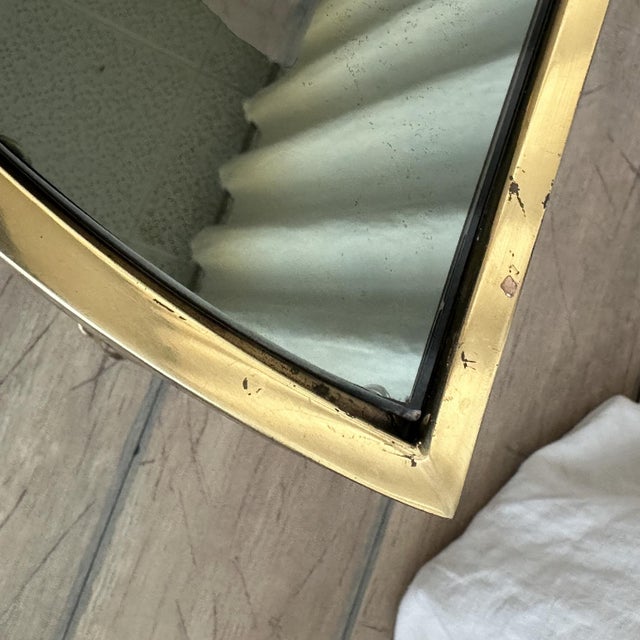 Mid-Century Semicircular Brass and Smoked Glass Side Tables, 1970s, Set of 2 For Sale - Image 11 of 18