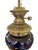 Antique Mid 19th Century Ink Blue Oil Lamps, Electrified - A Pair For Sale In Charleston - Image 6 of 15