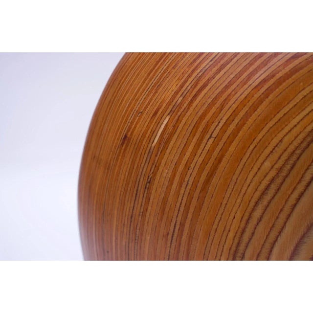 Large Modernist Organic-Form Hardwood Vase by Dick Shanley For Sale - Image 9 of 13