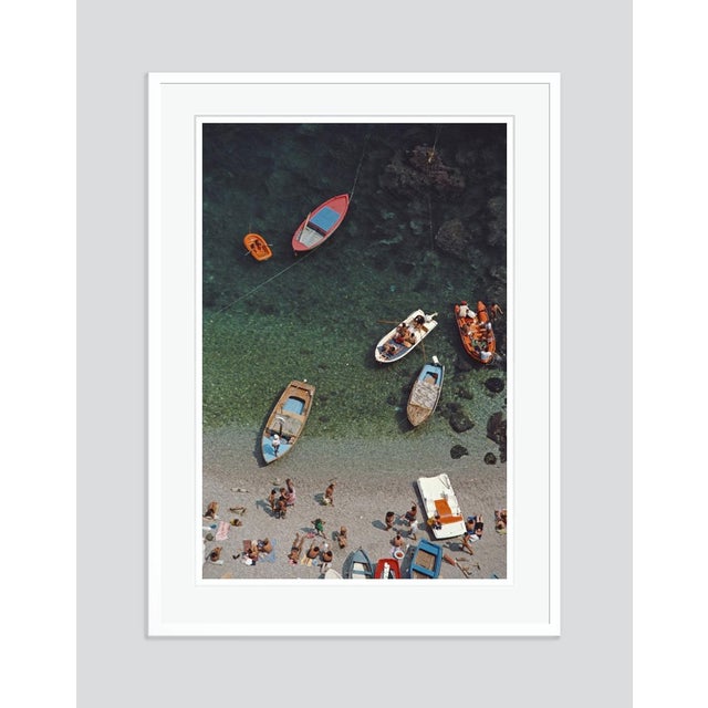 Modern Conca Dei Marini 1984 by Slim Aarons Framed C-Print For Sale - Image 3 of 3