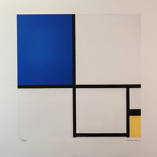 After Piet Mondrian, Composition, Lithograph, 1970s For Sale