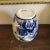 Delft Vintage Delft Holland Hand Painted Blue Vase For Sale - Image 4 of 5