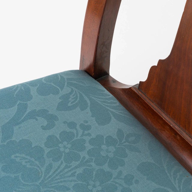 Brown Boston Queen Ann Mahogany Slip Seat Side Chair For Sale - Image 8 of 9