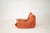 Set of Togo Lounge Chair and Pouf in Crimson Tweed Fabric by Michel Ducaroy for Ligne Roset, 1973 For Sale - Image 10 of 18
