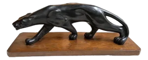 Art Deco Stepping Panther