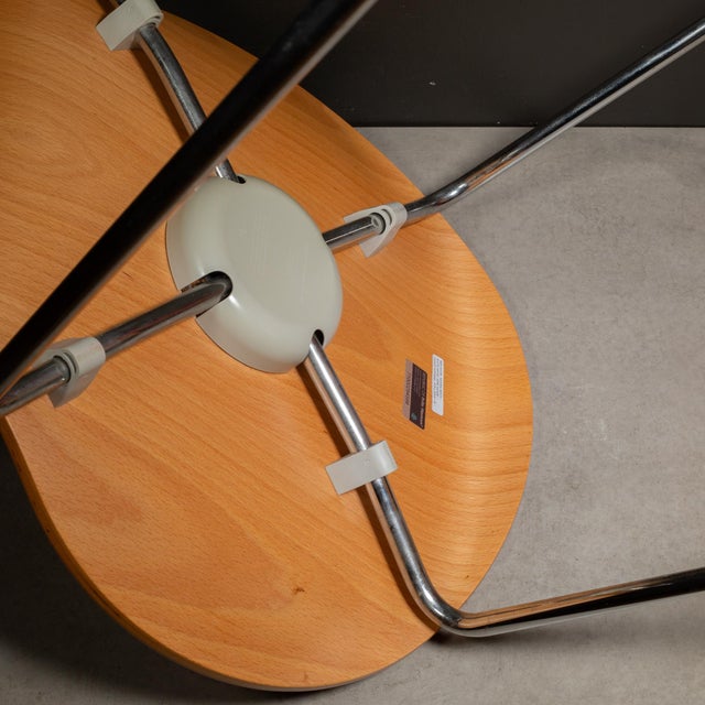 Brown Fritz Hansen Series 7 Chair-Beech For Sale - Image 8 of 8