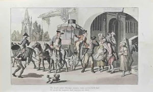 Thomas Rowlandson, Tis hop'd, Miss Foreign Scenes, Etching, 1817