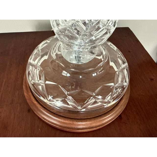 Late 20th Century Waterford Crystal Achill Table Lamp For Sale In New York - Image 6 of 9