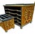 Vintage Lacquered Marquetry Executive Desk Organizer Set, 2 Pieces For Sale In Dallas - Image 6 of 7