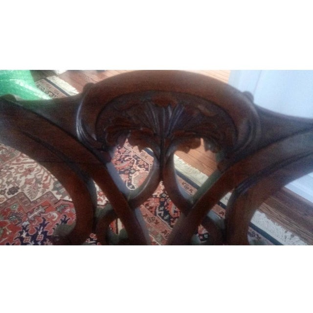 Chestnut Set of Six English Chippendale Mahogany Ball. & Claw Side Chairs Circa 1880 W/ Provenance Calvin Coolidge Cabinet Member For Sale - Image 8 of 8