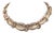 Vintage Late 1950s Signed Boucher Goldtone Collar Necklace For Sale