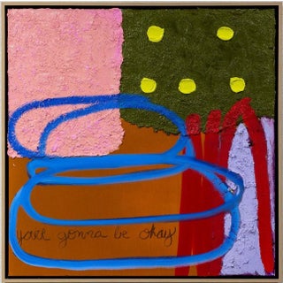 Abstract Oil Painting by Piper Bridwell "Facts" For Sale