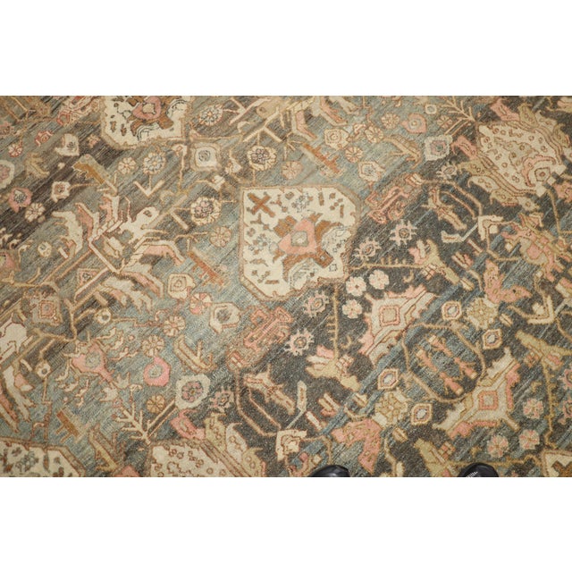 Antique Persian Bibikabad Rug - 8'8" x 11'8" For Sale - Image 4 of 10