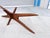 1960s Mid-Century Walnut and Glass "Jacks" Coffee Table by Adrian Pearsall For Sale - Image 12 of 13