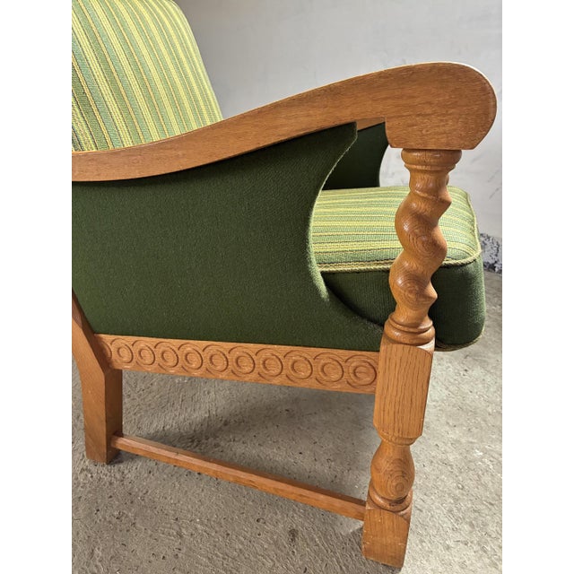 Danish Lounge Chair in style of Kjærnulf, 1960s For Sale - Image 11 of 12