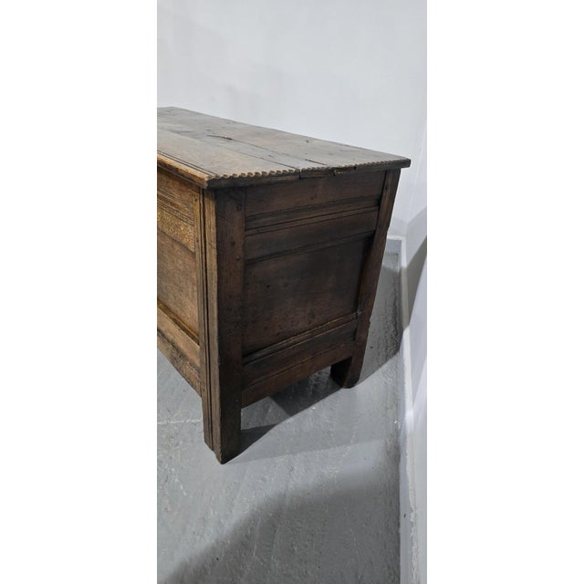 Georgian Oak Coffer, 1650 For Sale - Image 9 of 13