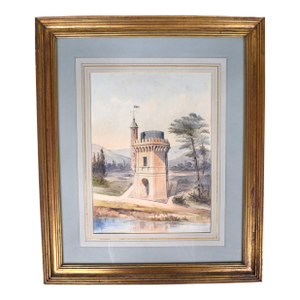 Castle Folly 1859 Watercolour