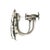 Georg Jensen Mid-Century Sterling Georg Jensen #93 Tulip Non-Pierced Earrings For Sale - Image 4 of 6