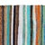 Bright and colorful striped Sari rug made from recycled cotton fabrics repurposed into fun striped rugs. Colors vary and...