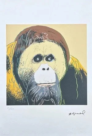 After Andy Warhol, Orangutan Brown , 1980s, Lithograph