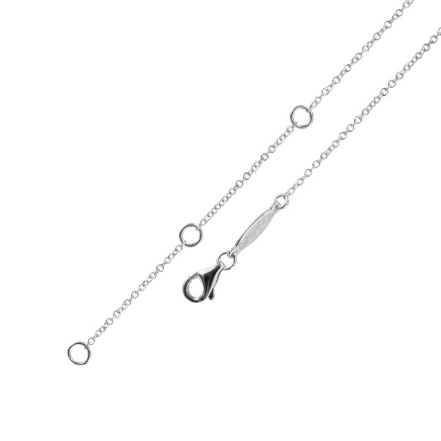 Gabriel & Co. Lusso 14k White Gold 0.09ctw Diamond Anchor Pendant Necklace For Sale - Image 4 of 7