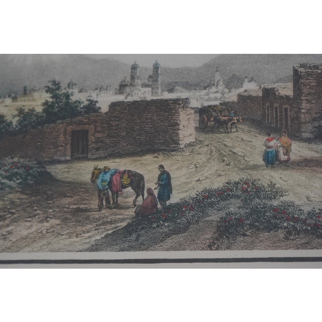 Set of 7 Vintage Framed Colored Engravings Etchings Military Ships For Sale - Image 10 of 15