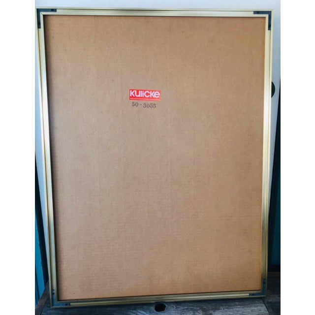 1970s "Taurus With Eye of Ra" Modernist Signed and Numbered Lithograph #53 by Keith De Carlo, Framed For Sale - Image 4 of 8