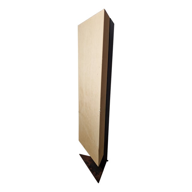 Vintage Floor Lamp in Metal and Canvas by Cini Boeri for Artemide, 1970s For Sale