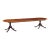 Councill Craftsmen Mahogany Inlaid Double Pedestal Expanding Dining Table With 3 Leaves For Sale