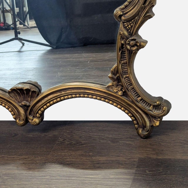 Vintage Carved Mirror For Sale - Image 4 of 5