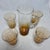 These gorgeous glasses fit in your hand like a dream. Four hand blown amber glass goblets 6.5 “ Tall. With wide almost 4”...