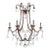 Dennis and Leen Formations French Crystal Primitive Chandelier For Sale