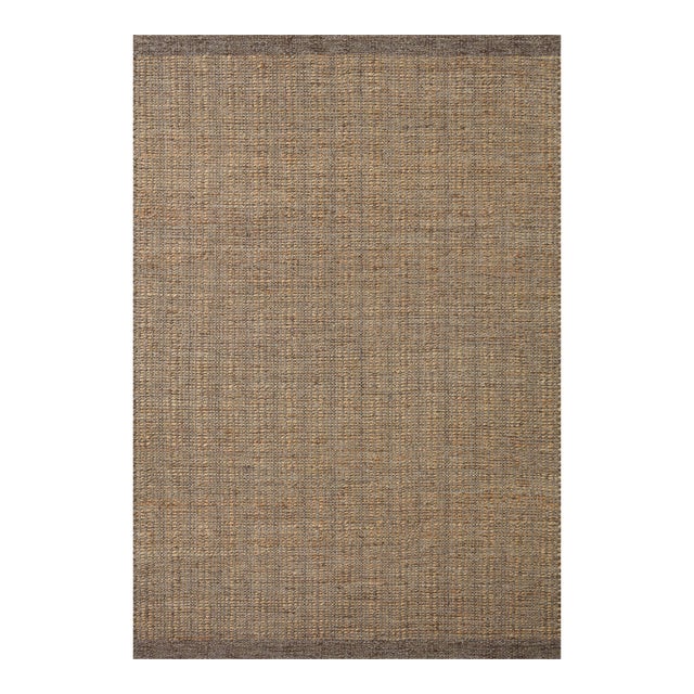 Jean Stoffer x Loloi Cornwall Mocha / Natural 2'-6" x 7'-6" Runner Rug For Sale