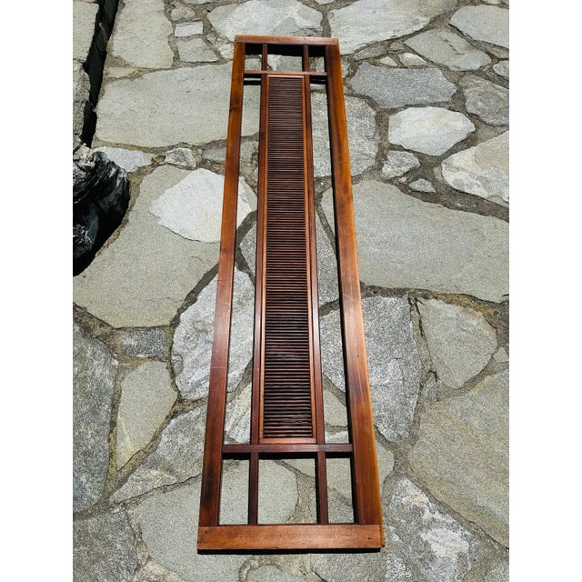 Vintage Architectural Large 73” Art Deco Style Transom, Made in Japan For Sale - Image 13 of 13