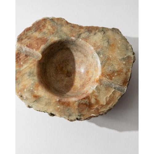 Vintage Italian Alabaster Ashtray, 1960s For Sale - Image 6 of 11