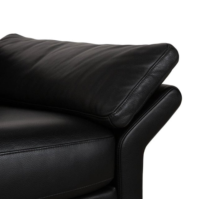 Model 3300 Armchair in Black Leather from Rolf Benz For Sale - Image 4 of 12