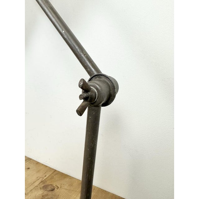 1960s Industrial Brown Workshop Table Lamp, 1960s For Sale - Image 5 of 18